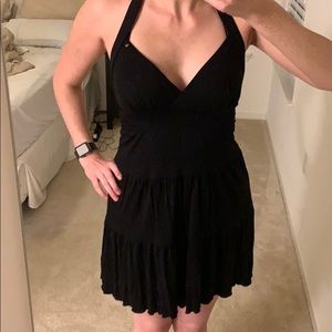 Black dress, short